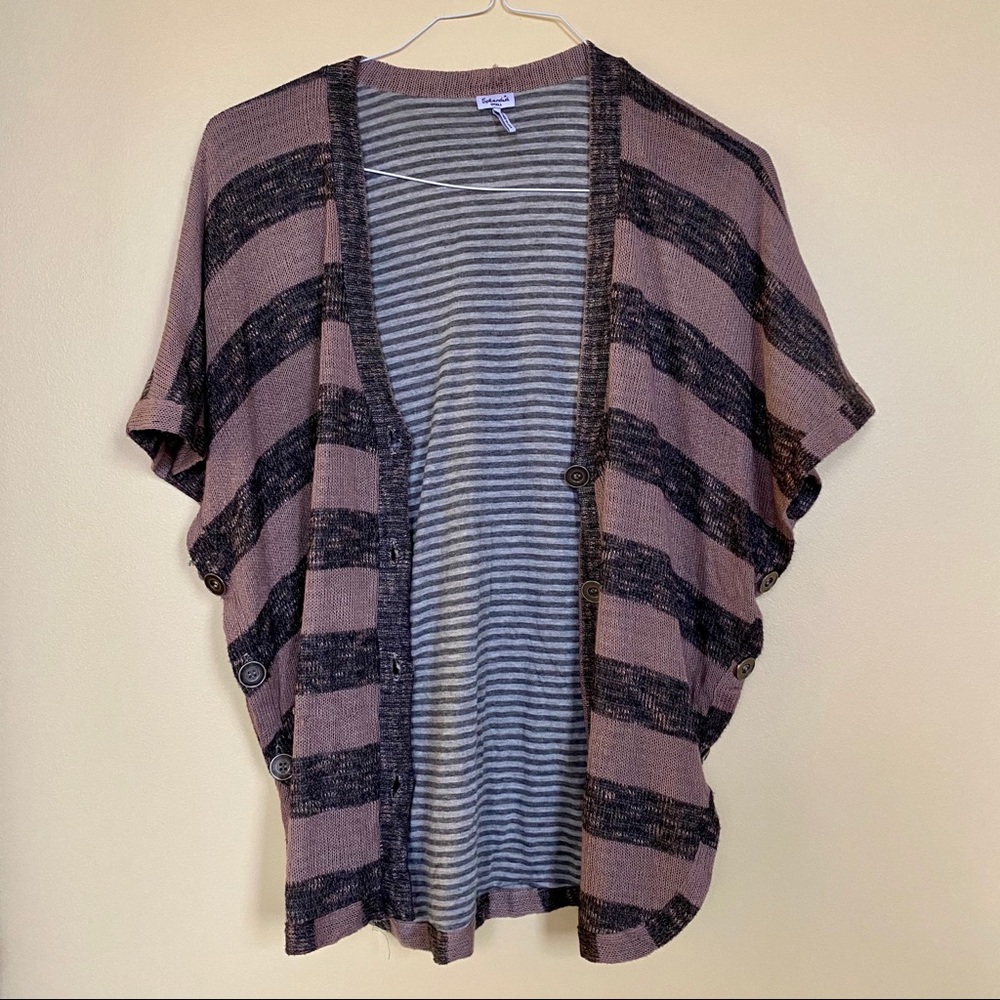 Splendid oversized stripe cardigan.